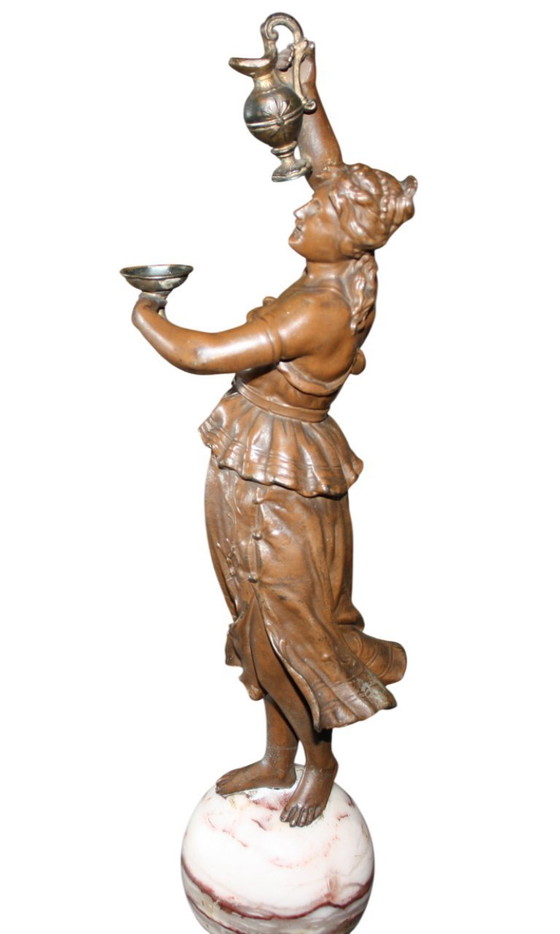 Antike Prunkfigur / Damenfigur Um 1879 Jahr – Dekorative Objekte, Other (photo 5 of 8)