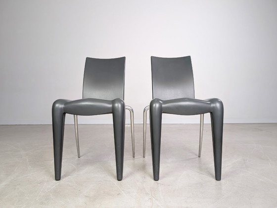 Image 1 of 2er Set Original Louis 20 Stühle Vitra Phillipe Starck 1990er Design
