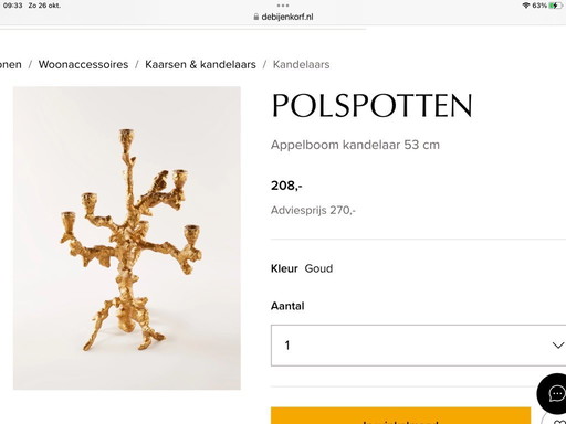 Apfelbaum Kanülenhalter schöner Kerzenständer