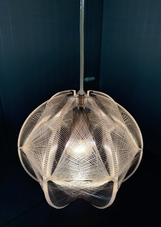 Image 1 of Paul Secon plexiglass pendant lamp for Sompex 1960s
