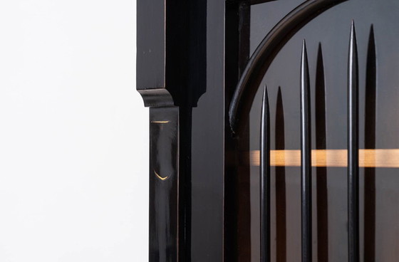 Image 1 of Vetrina nera Biedermeier, Austria, metà del XIX secolo