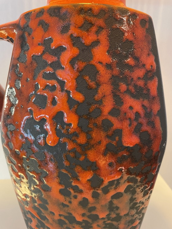 Image 1 of 1970s Fat Lava Lamp with Pop Art Shade