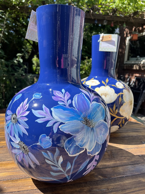 Hand-painted vase XL
