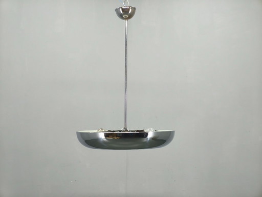 Bauhaus UFO Chandelier by Josef Hurka for Napako, 1930s