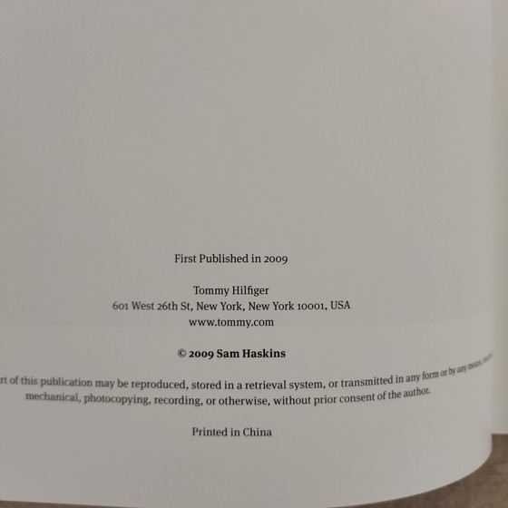 Image 1 of Boek Sam Haskins Moda etcétera Tommy Hilfiger