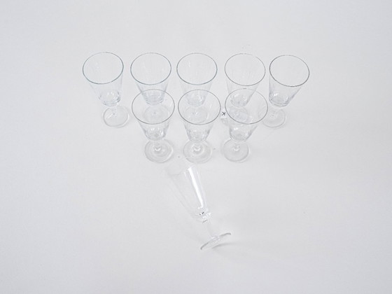 Image 1 of Set aus Kristallgläsern, dänisches Design, 1970er Jahre, hergestellt in Dänemark