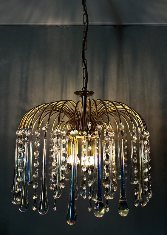 Image 1 of Vintage teardrop chandelier