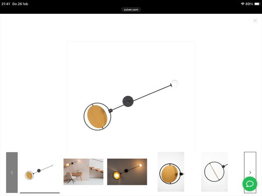 Lampada da parete Pure Sirius