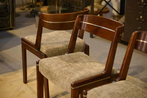 Set of 4 Scandinavian chairs from the 1960s. – Dining chairs, Wood (photo 8 of 11)