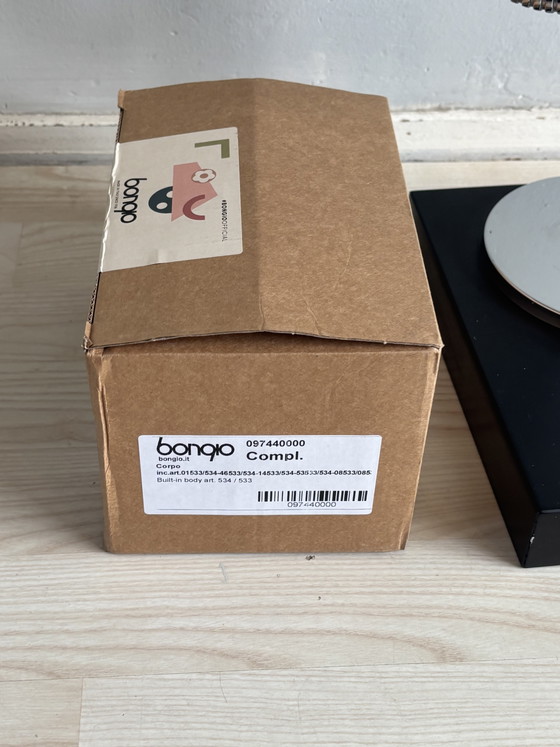 Image 1 of Bongio vrijstaande design badkraan met natuurstenen voet – compleet met inbouwbox