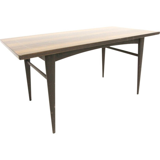 Mesa de centro escandinava vintage de palisandro, Suecia, 1960