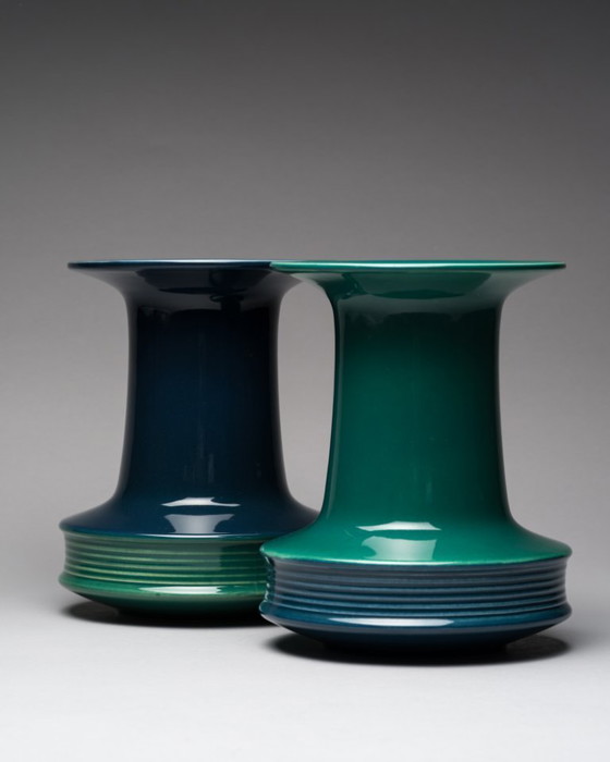 Image 1 of Rosenthal Studio Linie Tapio Wirkkala PLUS Vase Duo MCM WGP Vintage Chic 1960s