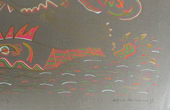 Image 1 of Serigrafía Eddy van der Velden - Ponibo dengan tjekalang