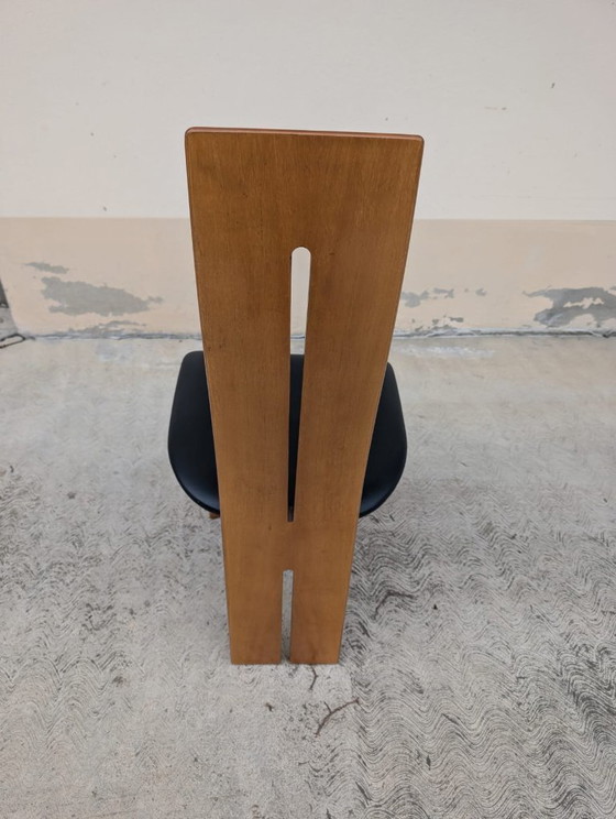 Image 1 of Satz von 6 Stühlen von Mario Marenco für Mobilgirgi, 70er Jahre