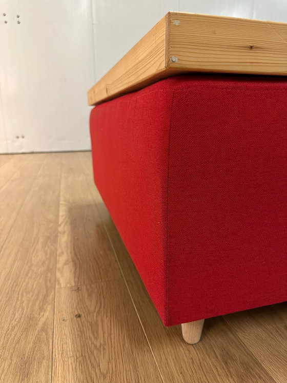 Image 1 of Zitmaxx Design Hocker / Footstool + Custom Made Table Top