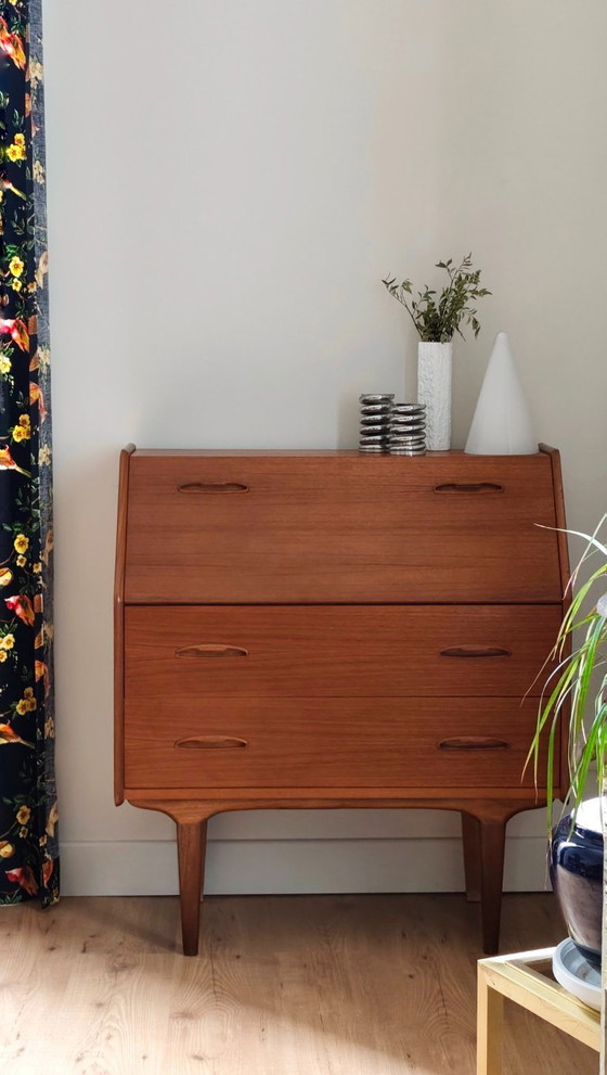 Image 1 of Pot Porte-Stylo « Ressort » en Acier – Design Années 70