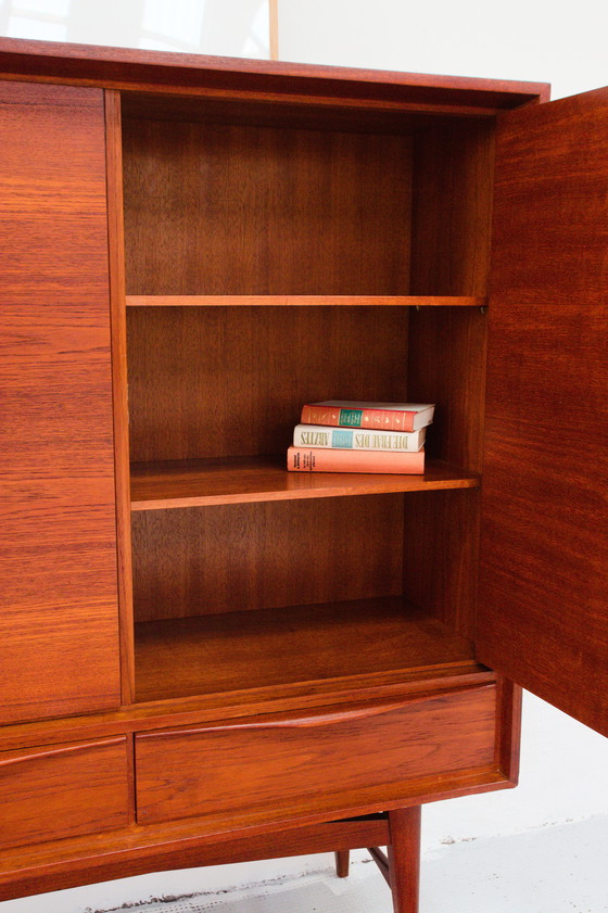 Image 1 of Vintage Teak Highboard Sideboard Midcentury Danish