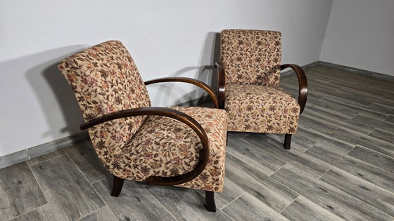 Image 1 of Set of Vintage Armchairs by Jindrich Halabala