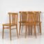 Set di sedie da pranzo stile retrò (ca. 1950). Set di 4 pezzi #1 – Wood, Retro (photo 9 of 9)