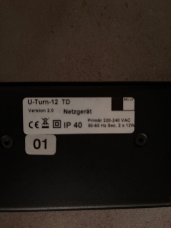 Image 1 of Lámpara de pie/lectura Belux curva en U