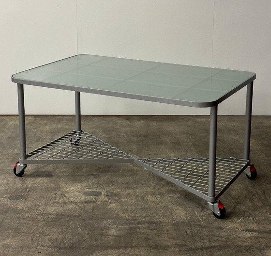 Scrivanie IKEA MOMENT – Niels Gammelgaard – Vintage – Metal, Glass (photo 5 of 5)