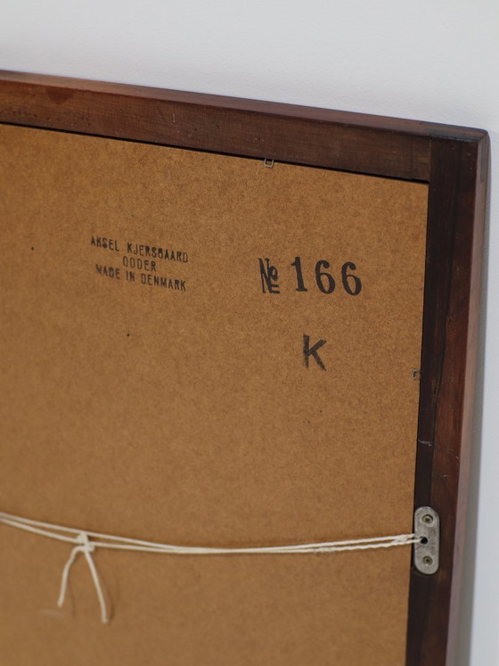 Grote spiegel Aksel Kjersgaard palissander Deens vintage jaren '60 – Glass, Wood (photo 10 of 10)