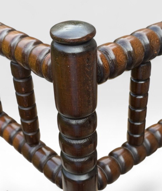 Bobbin Hoekstoel | Biezen Zitting | Jaren '20-'30 – Krukjes, Wood (photo 14 of 15)