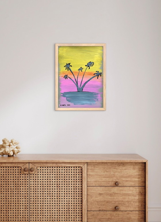 Acrylic on paper 40x30 framed – Paintings & Drawings (photo 4 of 5)