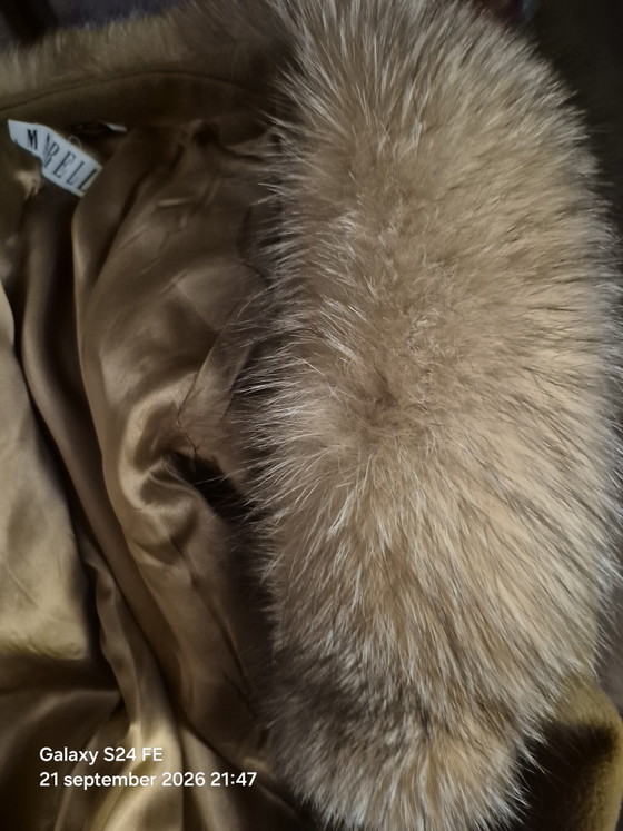 Manteau Col Fourrure – Marella, Cadeaux, Textile, Wool (photo 8 of 9)