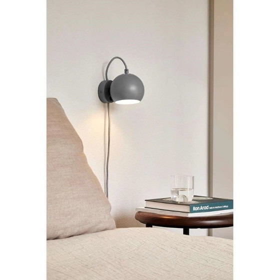 Image 1 of Set of 2 Ball Wall Lamps – Benny Frandsen (Denmark)