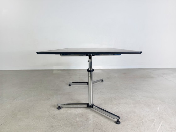 Image 1 of 25x Original USM Haller desk Kitos M Plus black oak