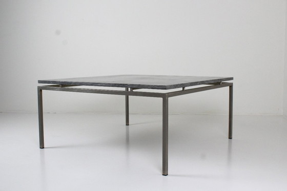 Image 1 of mesa de centro de mármol cromado