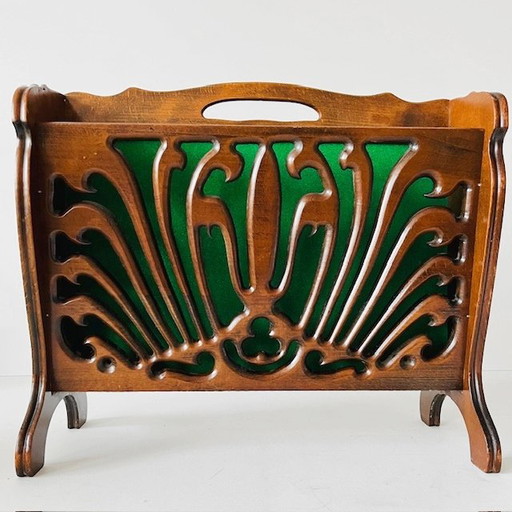 Portariviste vintage di metà secolo in stile art nouveau Portariviste anni '50