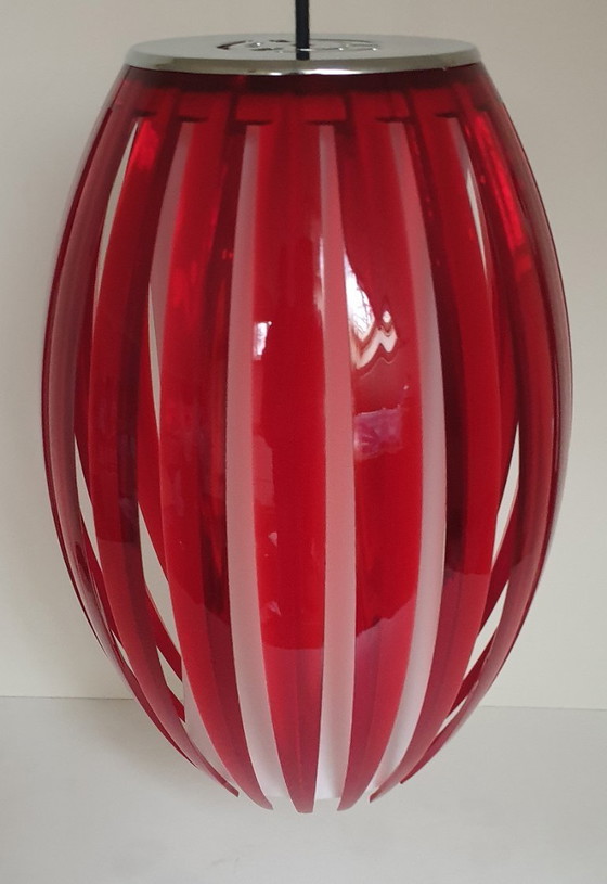 Image 1 of 2 x Herstal Pulz Tentakel XL Pendelleuchten rot