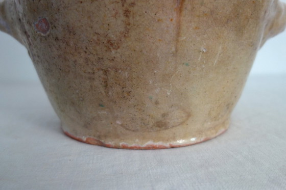 Glazed terracotta jug, Provence, 19th century – Vases, Ceramic (photo 12 of 15)