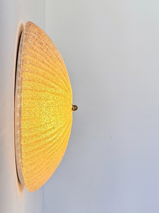 Applique da parete vintage di grandi dimensioni in vetro di Murano, Italia, 1970. – Glass, Murano Glass (photo 6 of 9)