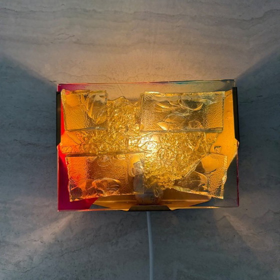 Image 1 of Cosack leuchten glass wall lamp , 1970’s
