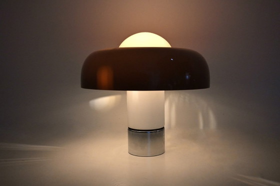 Brumbury Lamp by Luigi Massoni for Harvey Guzzini, 1970s – Table lamps, Metal, Plastic (photo 4 of 15)