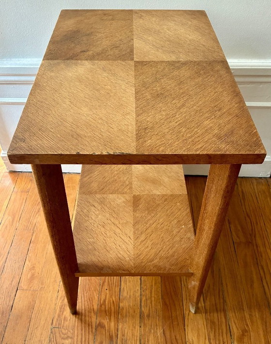 Image 1 of Klein vintage bijzettafeltje in Scandinavische stijl