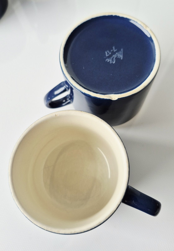 Image 1 of Melitta Service Stockholm blue + cobalt flower 56 pieces
