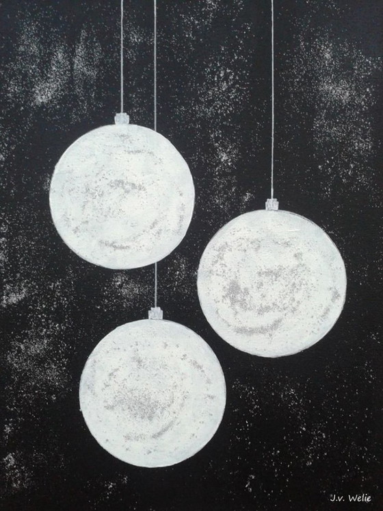 Image 1 of 2 Kerstschilderijen