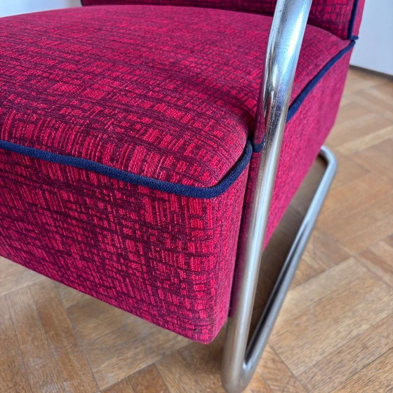 Image 1 of Funktionalistischer Sessel, restauriert, Tschechoslowakei