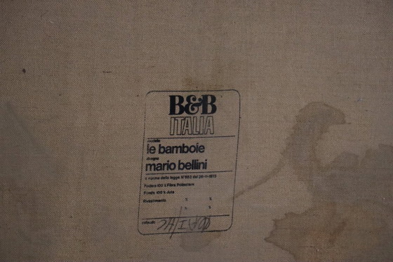 Image 1 of Divano Le Bambole in pelle di bufalo di Mario Bellini per B&B Italia, anni '70