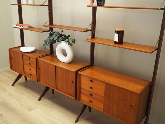 Image 1 of Teak System Bookcase, Norwegian Design, 1960s, Production: Blindheim Mobelfabrikk, Designer: John Texmon & Einar Blindheim