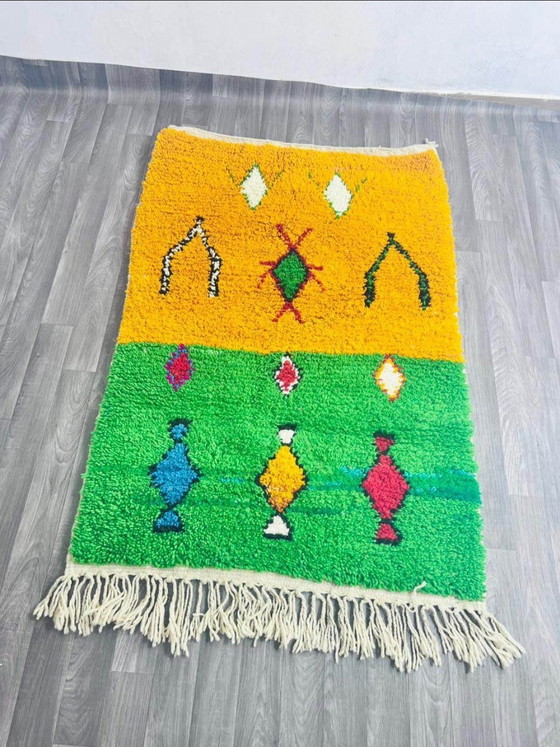 Image 1 of Tapis Traditionnel bérbére 300 x 200 cm Haut de Gamme Fait à la main - 100% Haut Laine