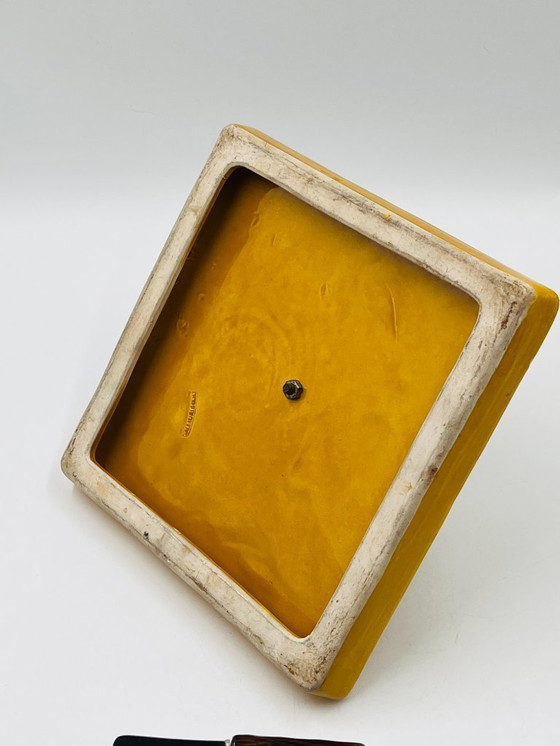 Image 1 of Plateau à fromages carré avec couteau Vallauris