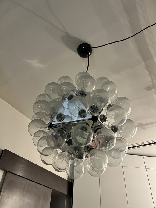 Taraxacum 88 S1 Pendant Lamp Achille Castiglioni for Flos 1988 Polished Aluminum 60 Bulbs Included Design Collector