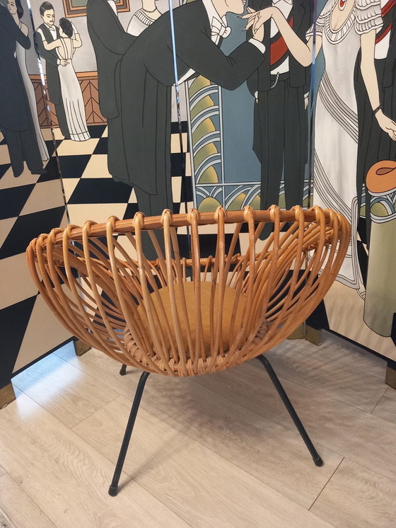 Image 1 of Rohe Noordwolde Sedia anni '50/'60 stile Franco Albini