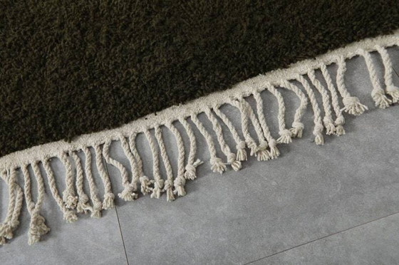Image 1 of Green Moroccan wool carpet 300/200cm