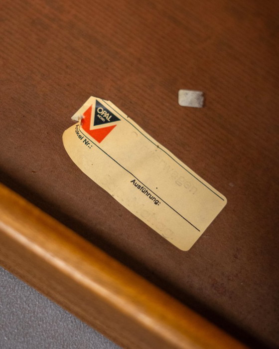 Image 1 of Mid Century Teak Trolleytafel van Opal Möbel, Duitsland, circa 1960